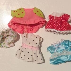 Sylvanian Calico Critters Lil' Woodzeez Girl Clothes Lot of 5